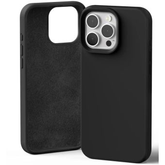 Obal Mercury Silicone Apple iPhone 16 Pro Max čierny