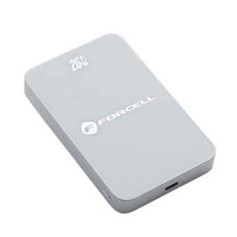 FORCELL F-ENERGY F10K8 Super Slim Powerbank, MagSafe PD3.0 QC4.0 15W, 10000mAh, biela