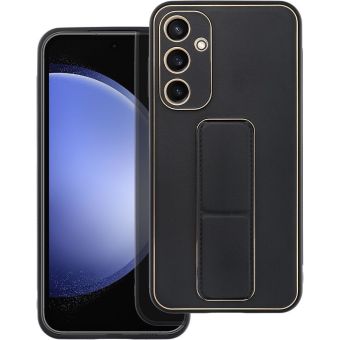 Obal LEATHER Case Kickstand Samsung Galaxy S24 FE 5G S721 black