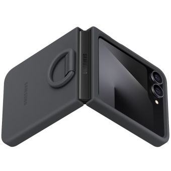 Obal Samsung Silicone Case Ring Samsung Galaxy Z Flip6 5G F741/7 FE 5G F761 EF-PF741TBE čierny