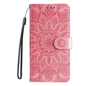 Obal Mezzo Book Xiaomi Redmi 13/Poco M6 LTE slnečnica ružový