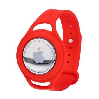 Obal Bizon Locator Child Apple AirTag červený