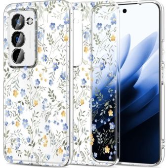 Obal Tech-Protect Flexair Xiaomi Redmi 15 4G/5G jarné kvety