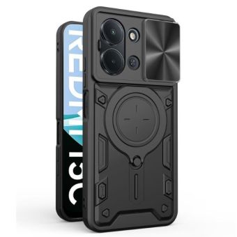 Obal Rotating Ring Armor Xiaomi Redmi 15C/POCO C85 čierny