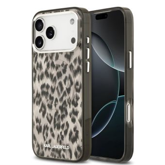 Obal Karl Lagerfeld IML Leopard MagSafe Apple iPhone 17 Pro Max KLHMP17XHDLEOICW hnedý