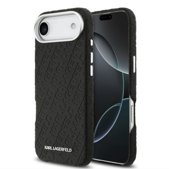 Obal Karl Lagerfeld Grained PU Repeated Logo MagSafe Apple iPhone Air KLHMP17MPGKLFOFK čierny