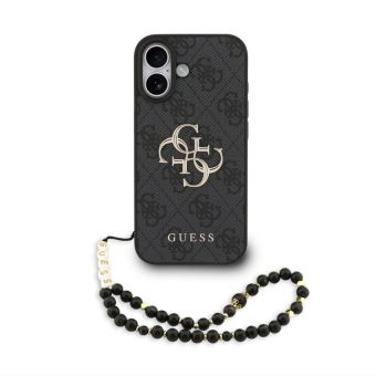 Obal Guess PU 4G Metal Logo Strap Apple iPhone 17 GUHCP17SP4GMGSK čierny