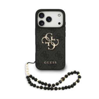 Obal Guess PU 4G Metal Logo Strap Apple iPhone 17 Pro GUHCP17LP4GMGSK čierny