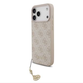 Obal Guess 4G Charm Apple iPhone 17 Pro Max GUHMP17XGF4GCP ružový