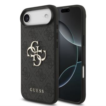 Obal Guess PU 4G Metal Logo Apple iPhone Air GUHCP17M4GMGGR sivý
