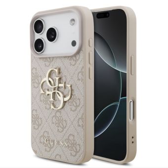 Obal Guess PU 4G Metal Logo Apple iPhone 17 Pro GUHCP17L4GMGPI ružový