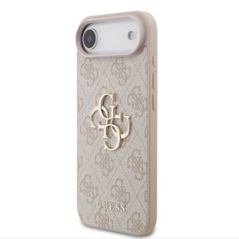 Obal Guess PU 4G Metal Logo Apple iPhone Air GUHCP17M4GMGPI ružový