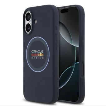 Obal Red Bull Silicone Blue Ring MagSafe Apple iPhone 17 RBHMP17S24SIILVB modrý
