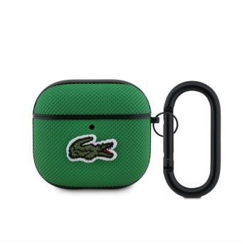 Obal Lacoste Petit Pique Croc Logo Patch Apple AirPods 4 LCA4PVCN zelený