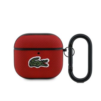Obal Lacoste Petit Pique Croc Logo Patch Apple AirPods 4 LCA4PVCR červený