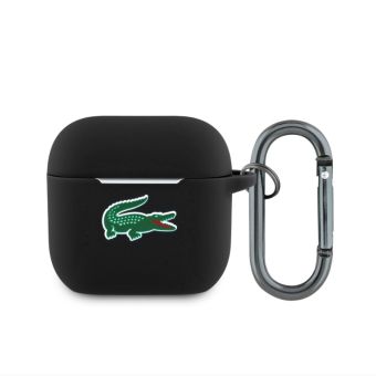 Obal Lacoste Liquid Silicone Croc Logo Apple AirPods 4 LCA4SLOK čierny