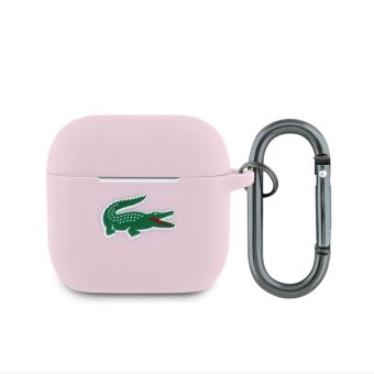Obal Lacoste Liquid Silicone Croc Logo Apple AirPods 4 LCA4SLOI ružový