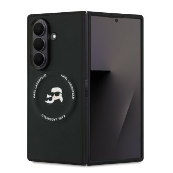 Obal Karl Lagerfeld PU Karl and Choupette Heads Magnetic Samsung Galaxy Z Fold7 5G F966 KLHMZFD7PSMLRKCK čierny