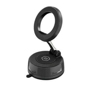 Blavec BHV-03, magnetický držiak, podtlakový (sklo, palubovka), čierny