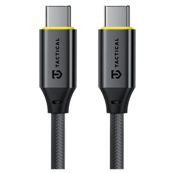 Tactical Fast Rope Aramid 2.0 USB-C/USB-C 1m 100W šedý