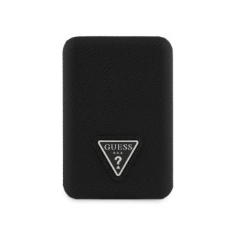 Guess PU Grained Triangle Logo MagSafe Powerbanka 5000mAh GUPB5FPGTSPSK čierna