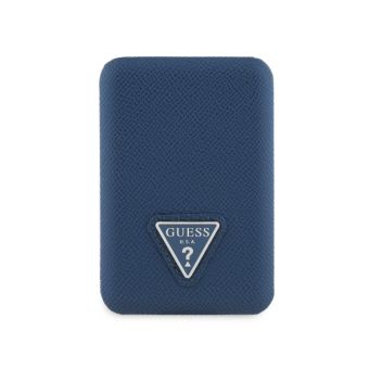 Guess PU Grained Triangle Logo MagSafe Powerbanka 5000mAh GUPB5FPGTSPSB modrá