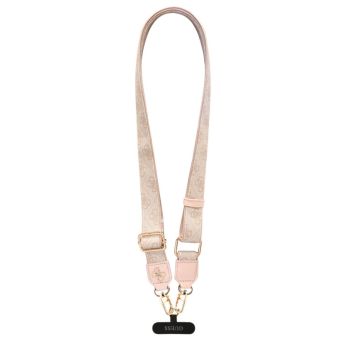 Guess Crossbody Popruh PU 4G Metal Logo GUUCNP4AGMP ružový