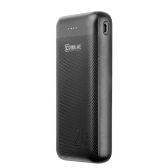 OBAL:ME PowerNest Powerbanka 20000mAh čierna