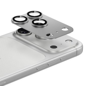 Ochranné sklo na fotoaparát Benks Warrior Metal Apple iPhone 17 Pro (3ks) strieborné