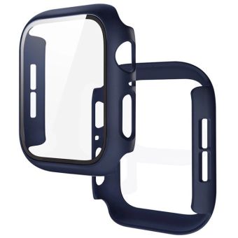 Ochranné puzdro/sklo Bizon Case+Glass Apple Watch SE 3/SE 2/SE/6/5/4 44mm tmavo-modré