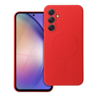 Obal SILICONE MAG COVER MagSafe Samsung Galaxy A27 5G A276 červený