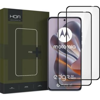Ochranné sklo Hofi Glass Pro+ Motorola Edge 50 Neo 5G čierne (2ks)
