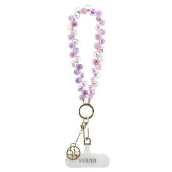 Guess Crystals 4G Charm univerzálna šnúrka na ruku GUUCMDG4CP ružová