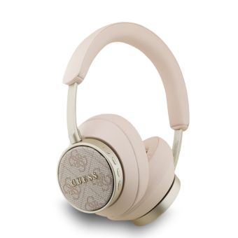 Guess PU Leather 4G Classic Logo ENC bezdrôtové slúchadlá GUBHC15P4MRSCP ružové