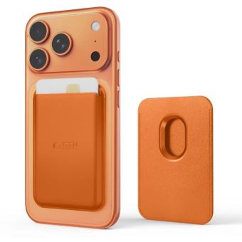 Tech-Protect MagWallet MagSafe, magnetická peňaženka, oranžová