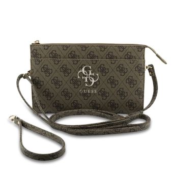 Obal Guess PU 4G Metal Logo Phone Bag GUWPO5P4GP4GLW hnedý