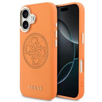 Obal Guess PU Perforated 4G Apple iPhone 17 GUHMP17S5PG4SRGO oranžový