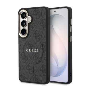 Obal Guess PU Leather 4G Gold Frame Magnetic Samsung Galaxy S26 5G S942 GUHMS26SP4MSEGCK čierny
