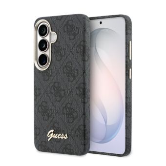 Obal Guess PU 4G Script Metal Logo Magnetic Samsung Galaxy S26 5G S942 GUHMS26S5P4FWMSK čierny