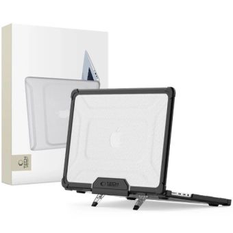 Obal Tech-Protect SmartShell MacBook Pro 14 M1/M2/M3/M4/M5 2021-2025 čierno transparentný