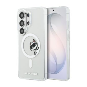 Obal Karl Lagerfeld IML Choupette Peekaboo Logo Magnetic Samsung Galaxy S26 Ultra 5G S948 KLHMS26L6HCPSCT transparentný