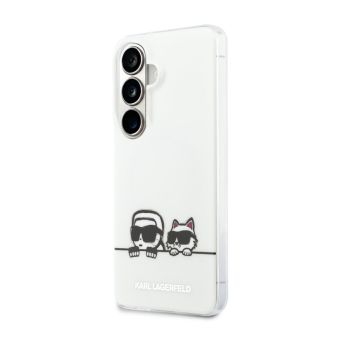 Obal Karl Lagerfeld IML K&CH Peekaboo Logo Magnetic Samsung Galaxy S26+ 5G S947 KLHMS26M6HPKACH biely