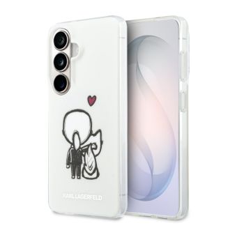 Obal Karl Lagerfeld IML K&CH Back Logo Magnetic Samsung Galaxy S26 5G S942 KLHMS26S6HKCBHH transparentný