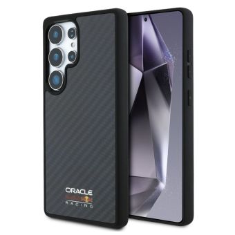 Obal Red Bull Carbon Shiny Logo MagSafe Samsung Galaxy S25 Ultra 5G S938 RBHMS25L24CFILSK čierny