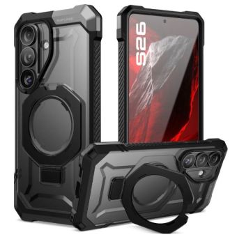 Obal Supcase UB Grip Mag MagSafe Samsung Galaxy S26 5G S942 čierny