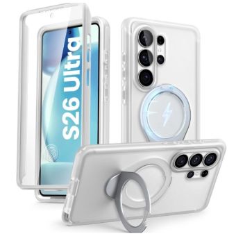 Obal Supcase Cosmo Mag MagSafe Samsung Galaxy S26 Ultra 5G S948 biely