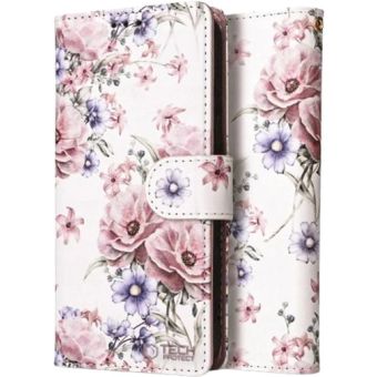 Obal Tech-Protect Wallet Samsung Galaxy A16 4G A165/A16 5G A166 Blossom Flower