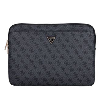 Guess PU 4G Triangle Logo obal na notebook 14" GUCS14ZP4DPTK čierny