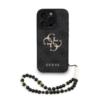 Obal Guess PU 4G Metal Logo Strap Apple iPhone 15 Pro Max GUHCP15XP4GMGSK čierny