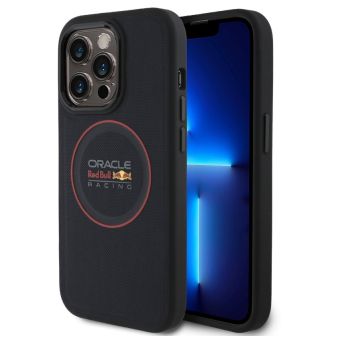 Obal Red Bull PU Leather Red Ring MagSafe Apple iPhone 13 Pro RBHMP13L24PUILVR modrý